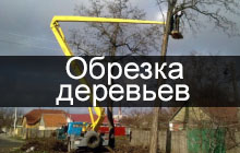 Автовышка - обрезка деревьев